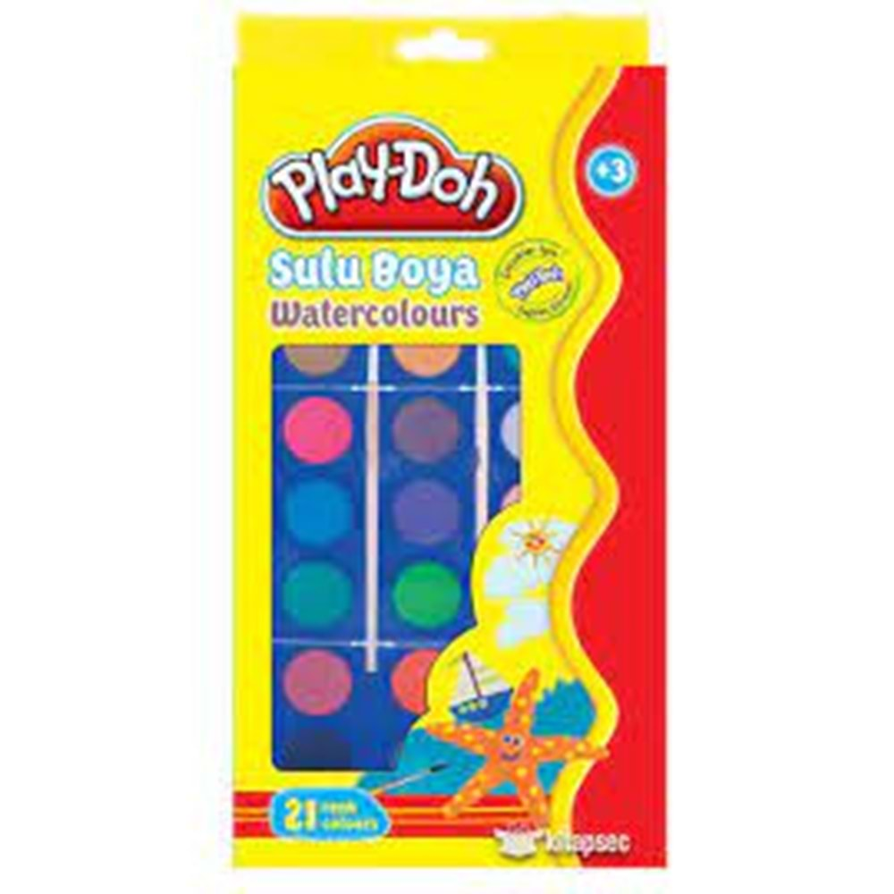 playdoh sulu boya 21 li