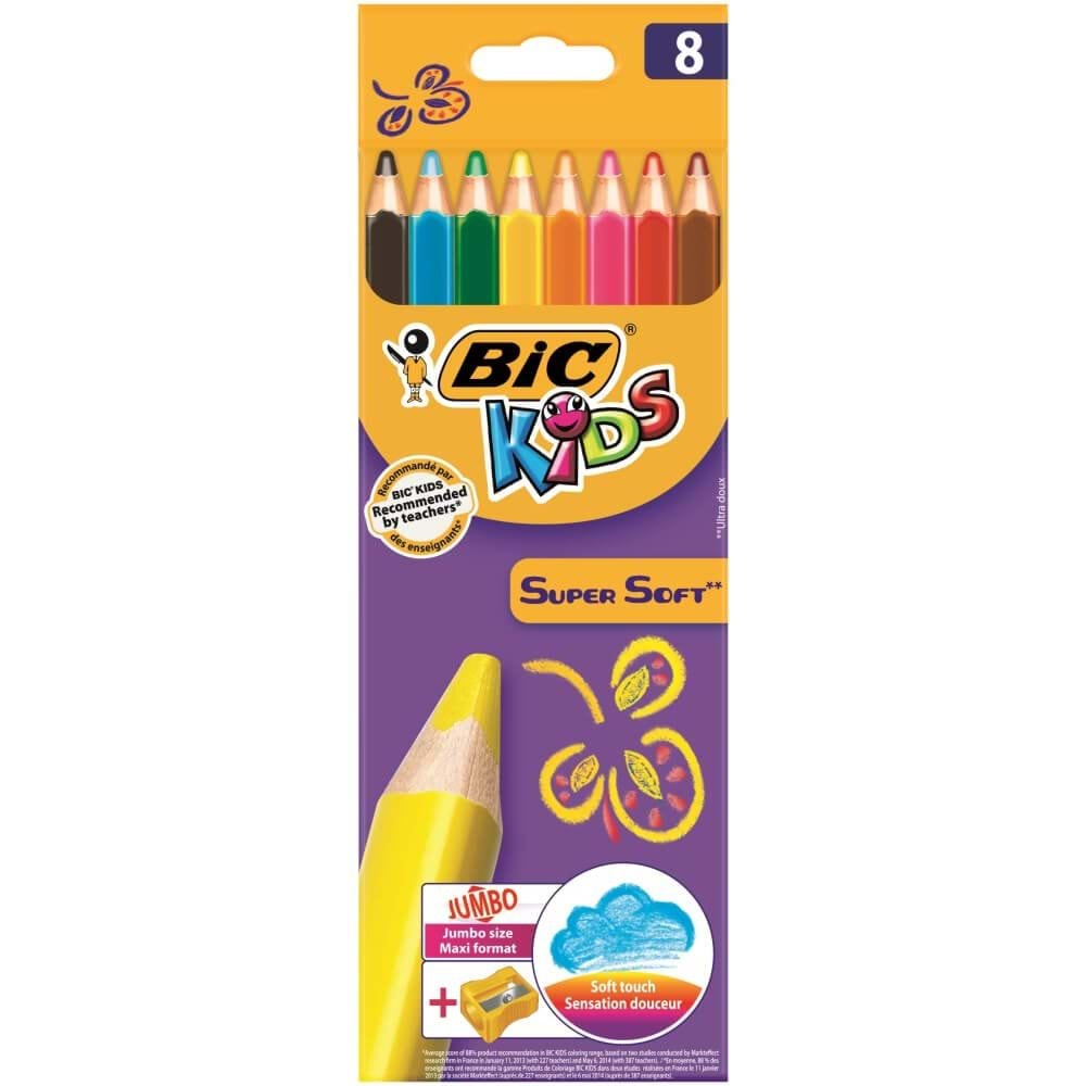 bic kuru boya soft 6 lı