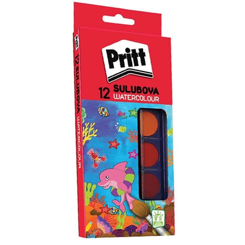 pritt sulu boya 12 li büyük tablet