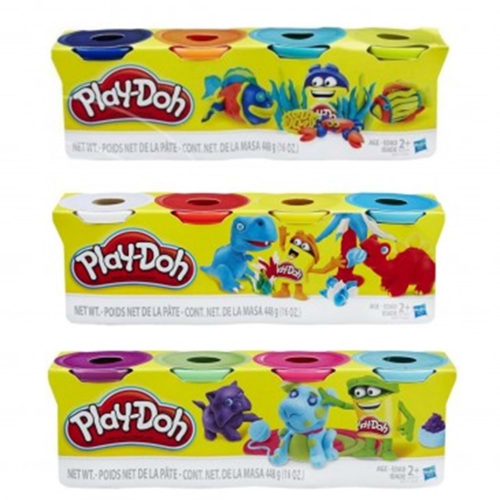 playdoh oyun hamuru 4 lü 448 gr