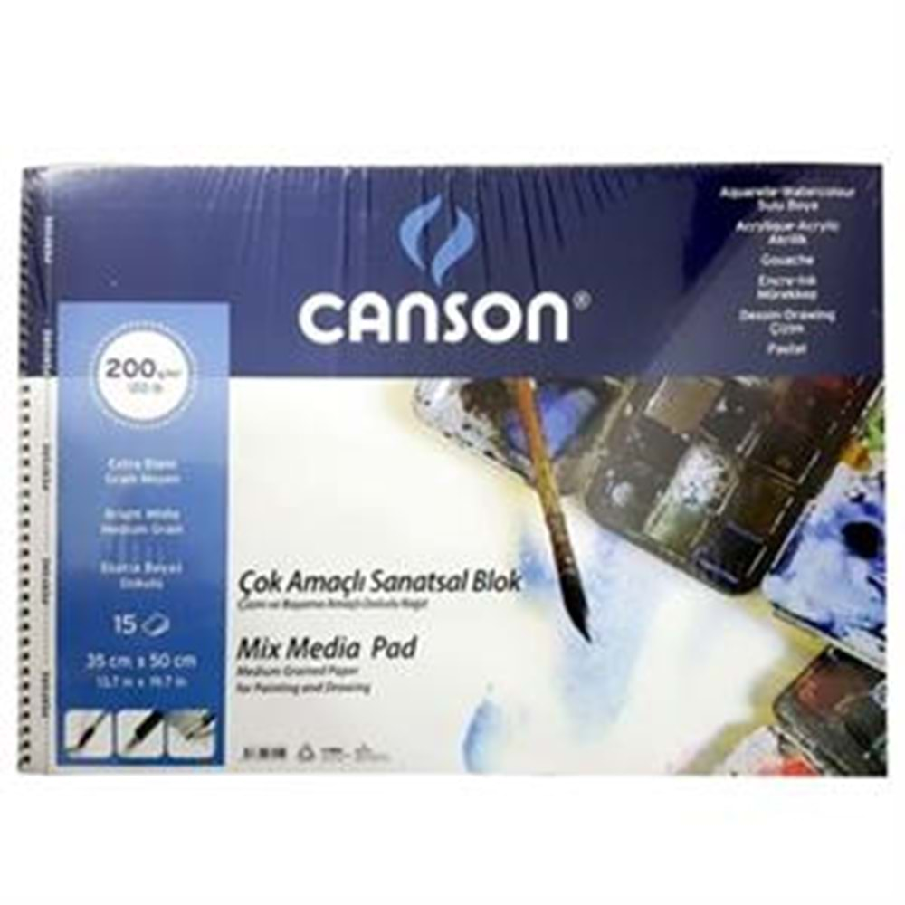 canson resim defteri 35x50 cm 200 gr