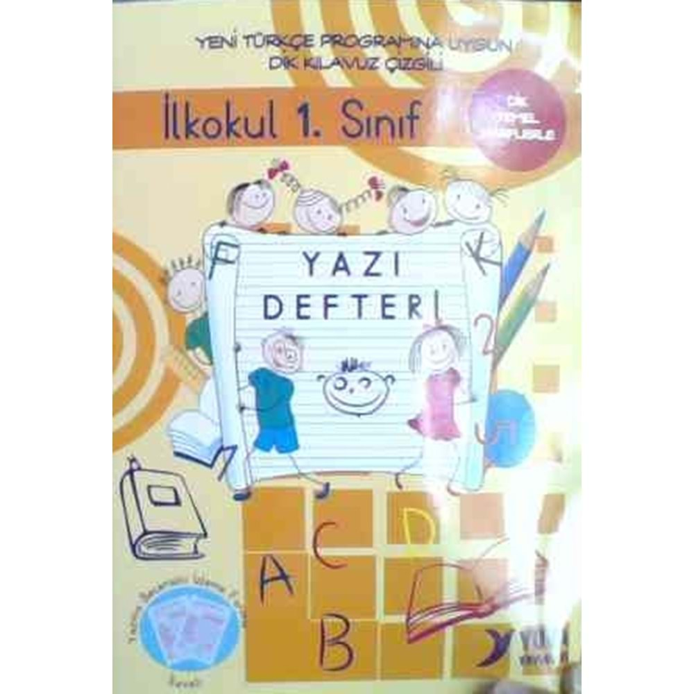 Yuva İlkokul 1. Sınıf Yazı Defteri - Dik Temel Harflerle