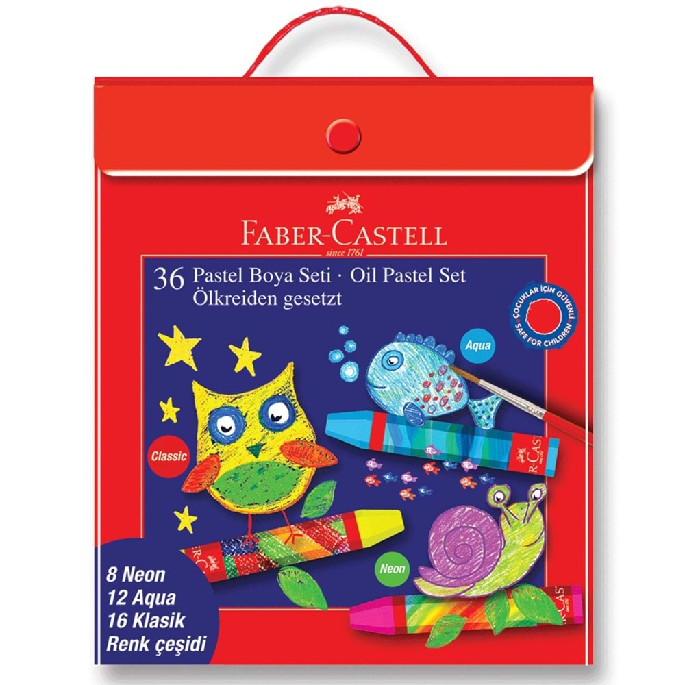 faber pastel boya karışık set 36 lı