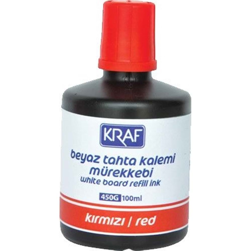 kraf tahta kalem mürekkebi kırmızı 30 ml