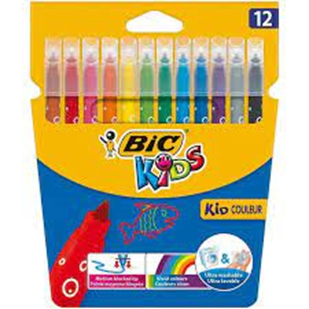 bic keçeli kalem 12 li