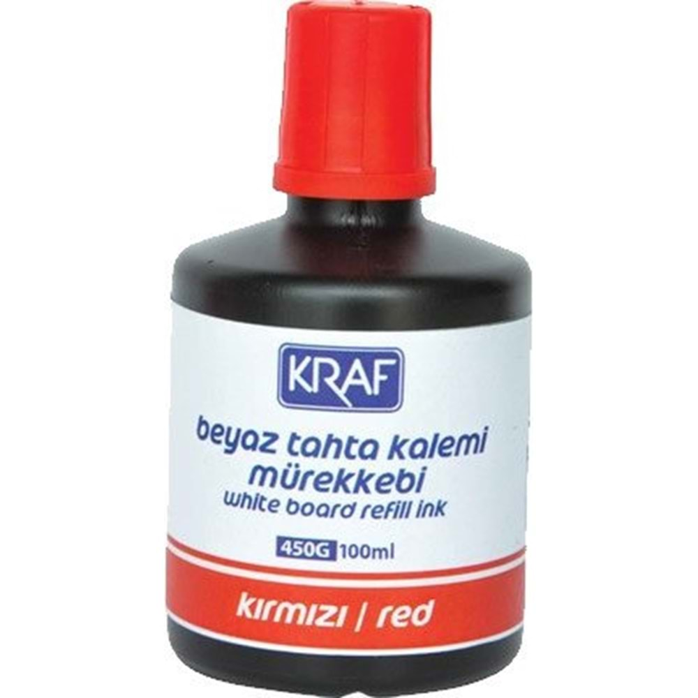 kraf tahta kalem mürekkebi kırmızı 100 ml