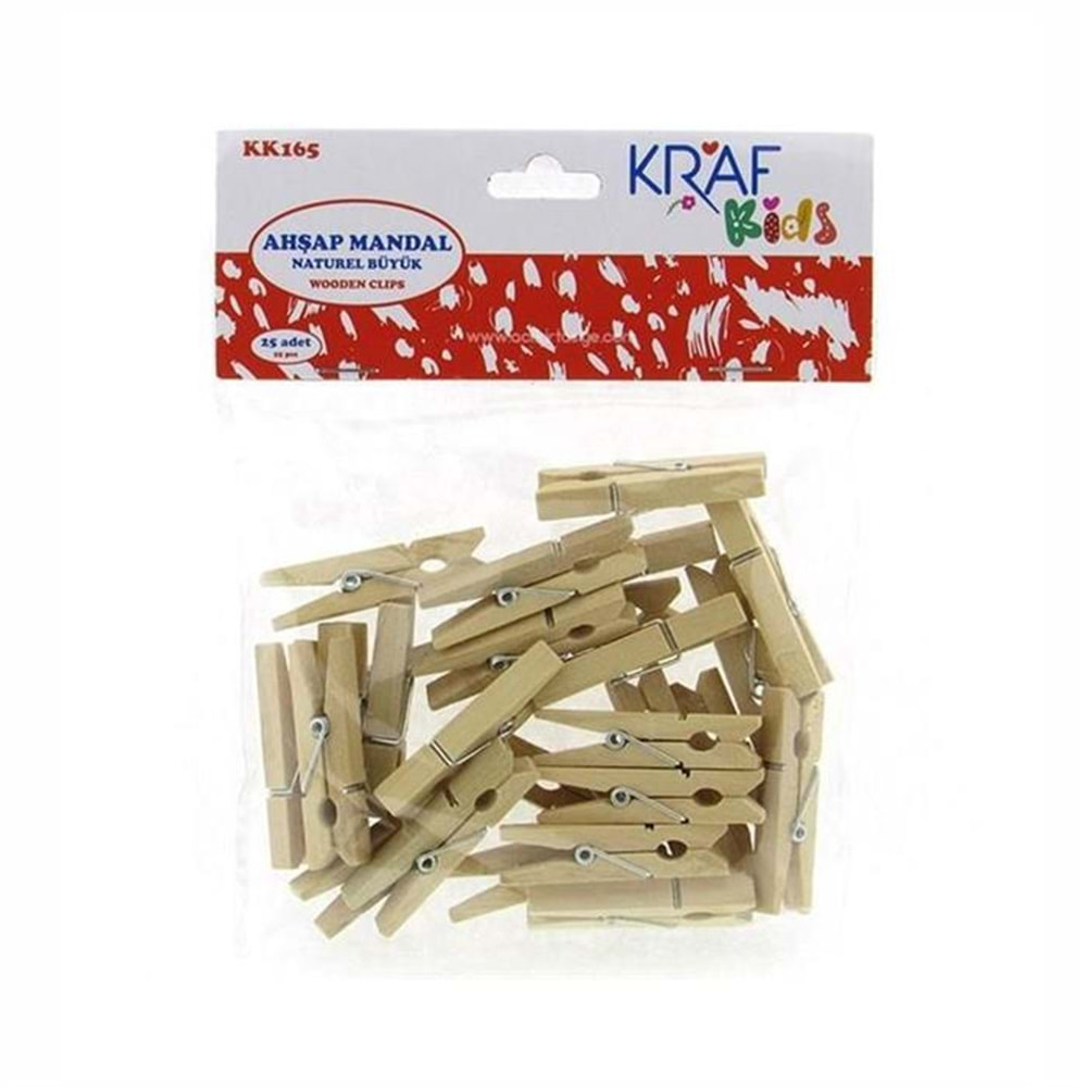 kraf mandal ahşap naturel