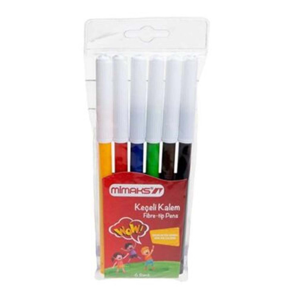mimaks 6 lı keçeli kalem