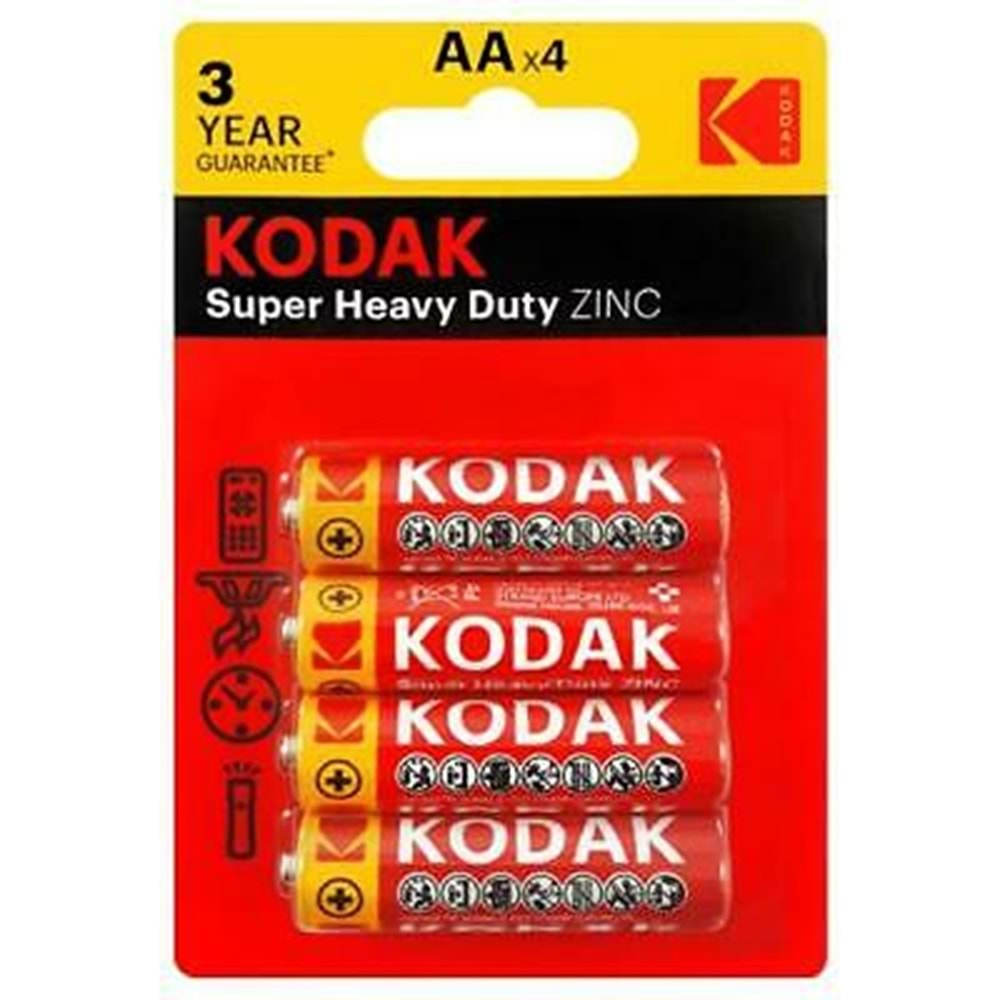 kodak pil kalem normal 4 lü