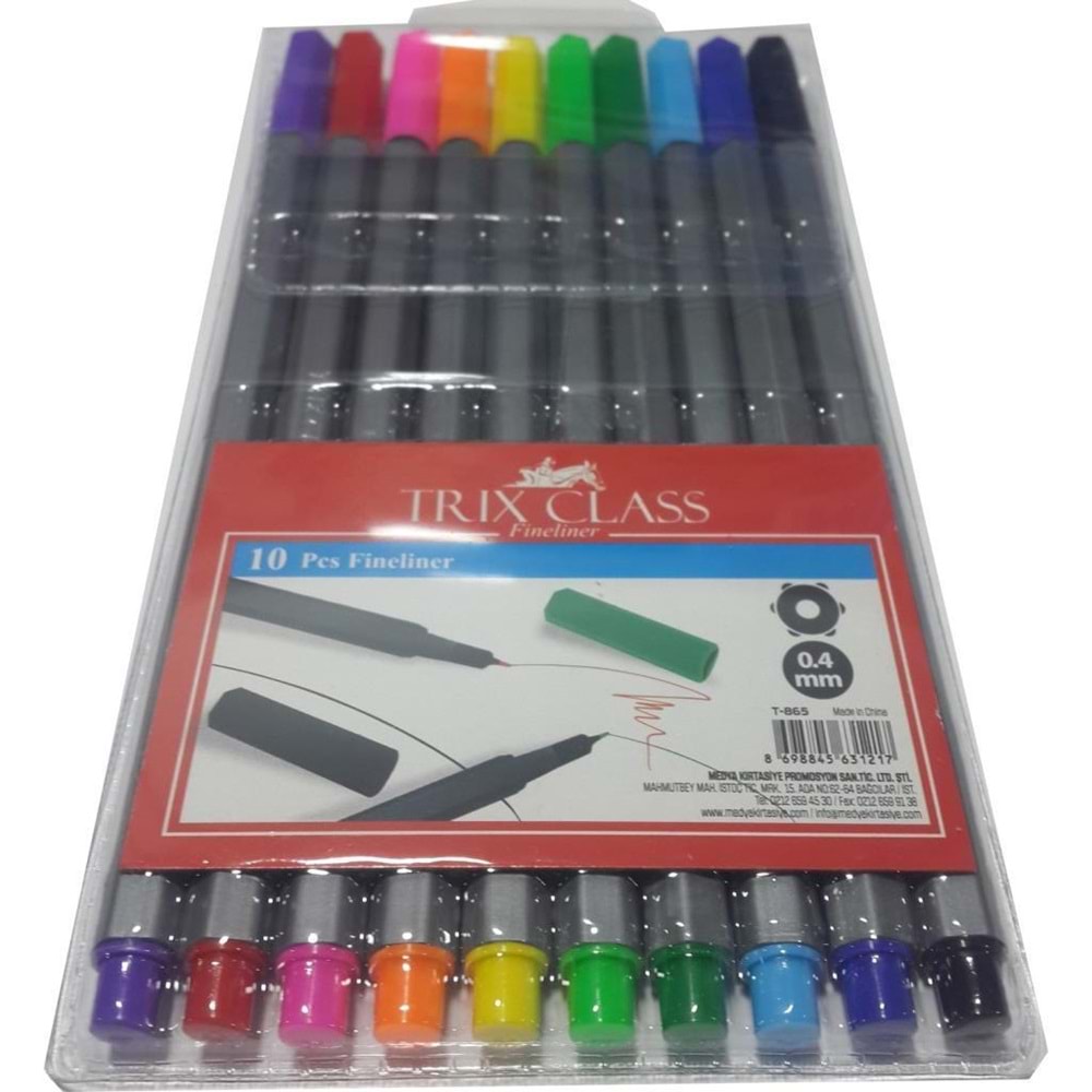 mod finepen renkli kalem 10 lu