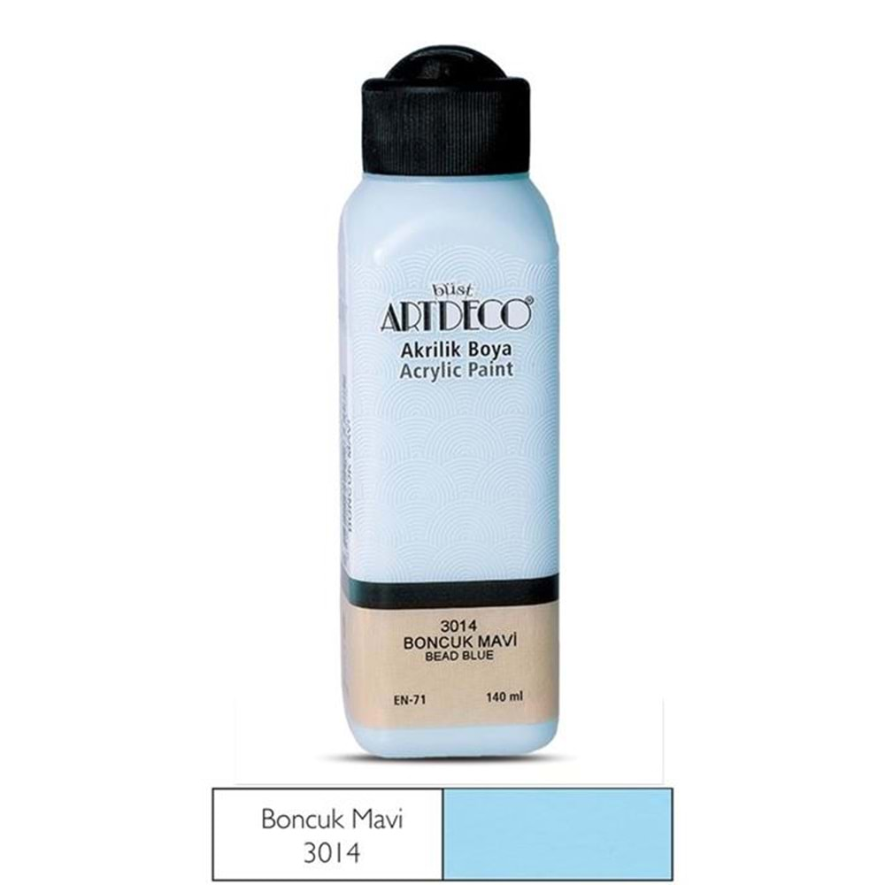 artdeco akrilik boya boncuk mavi 140 ml