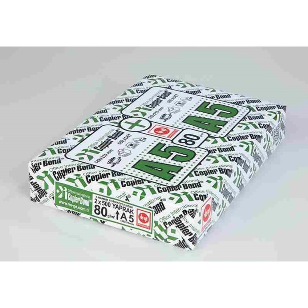 copier bond a5 kağıt 2x500 adet