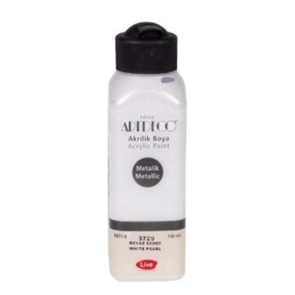 artdeco akrilik boya metalik sedef 140 ml