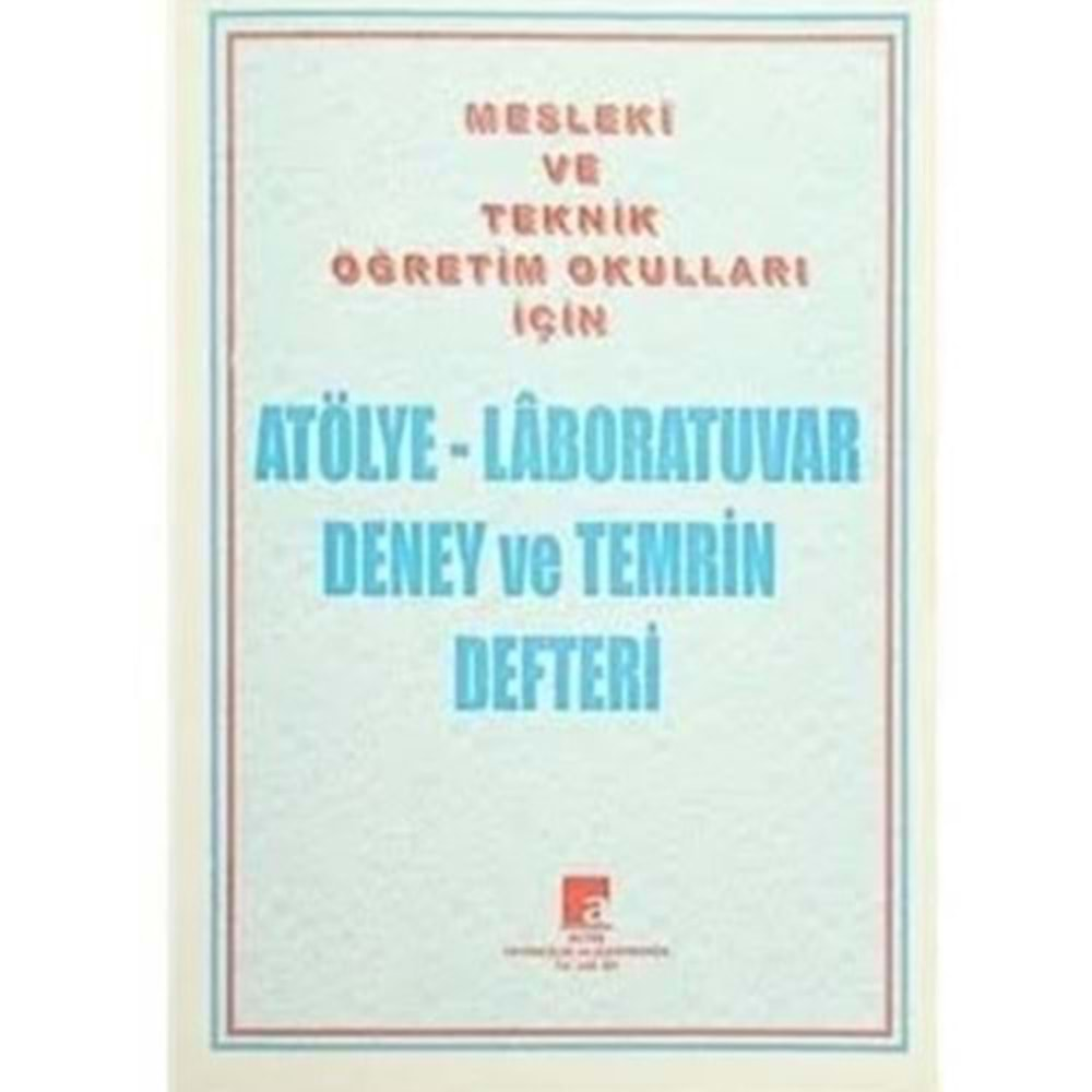 gürmat atölye laboratuvar deney ve temrin defteri