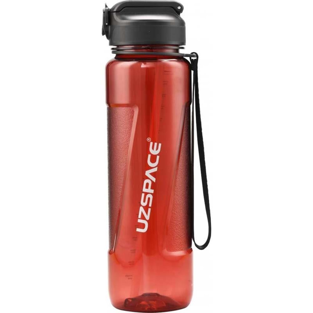 uzspace tritan matara kırmızı 1000 ml 6057