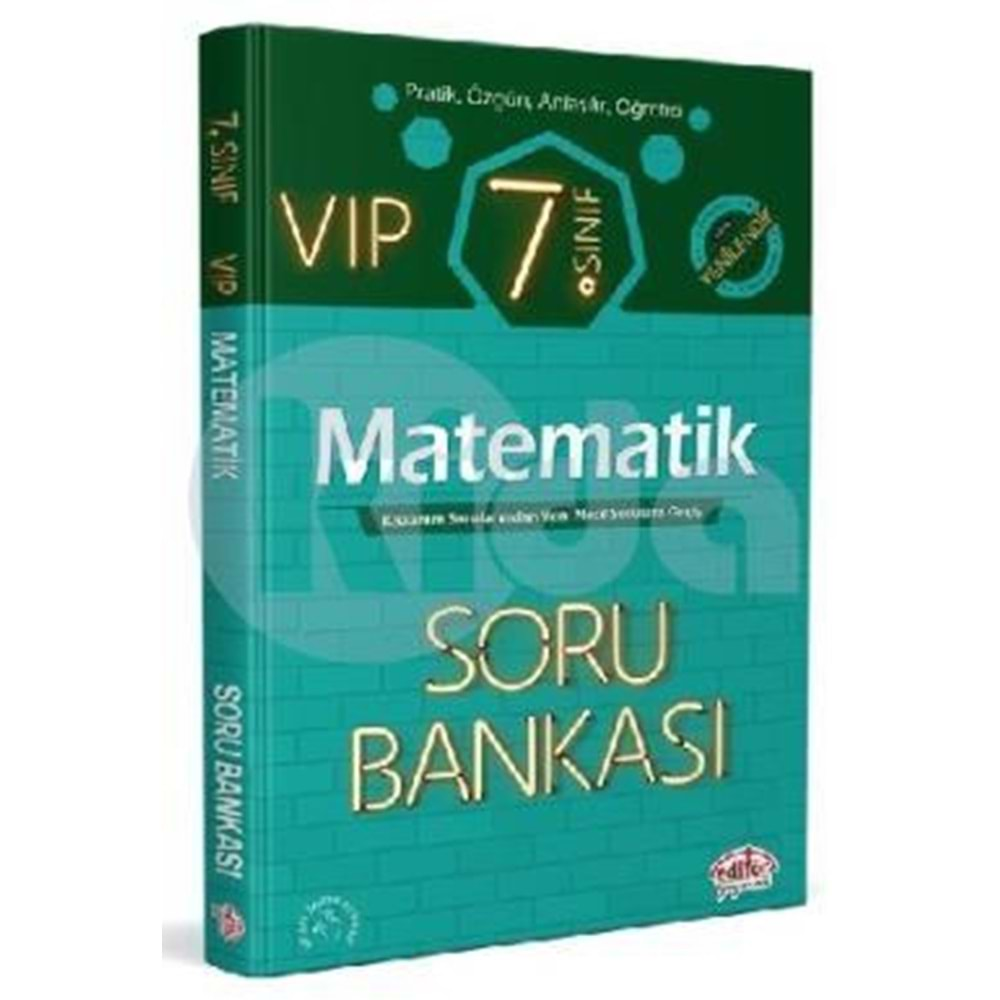 Editör 7. Sınıf VIP Matematik Soru Bankası