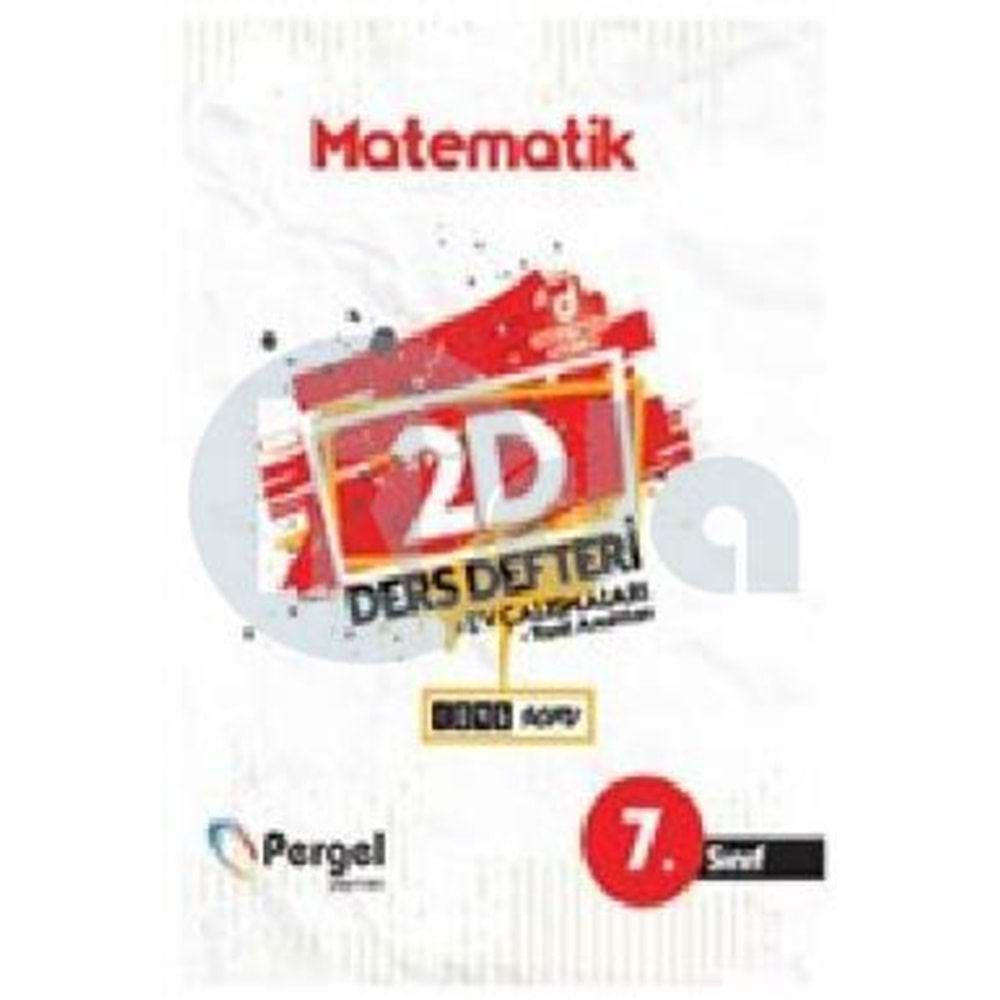 Pergel 7. Sınıf Matematik 2D Ders Defteri