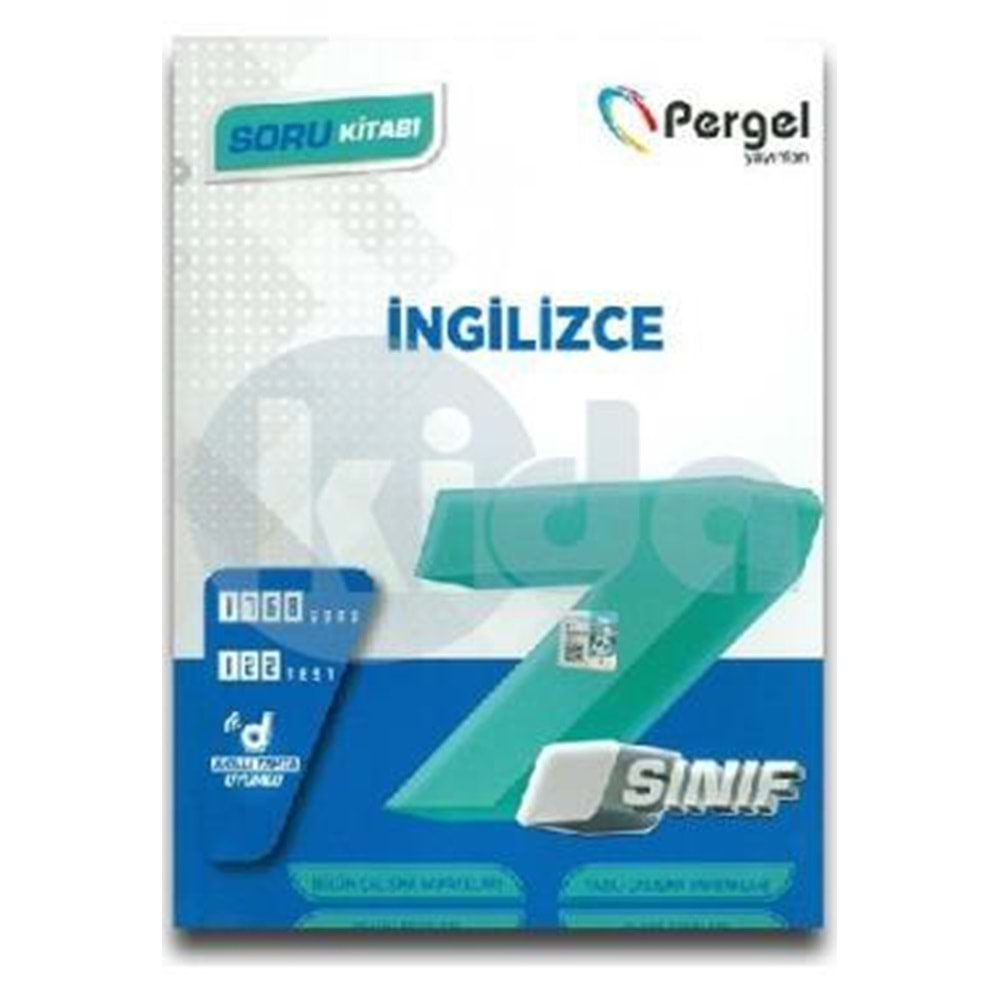 Pergel 7. Sınıf İngilizce Soru Bankası (Ciltli)