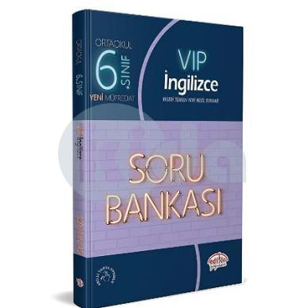 Editör 6. Sınıf VIP İngilizce Soru Bankası