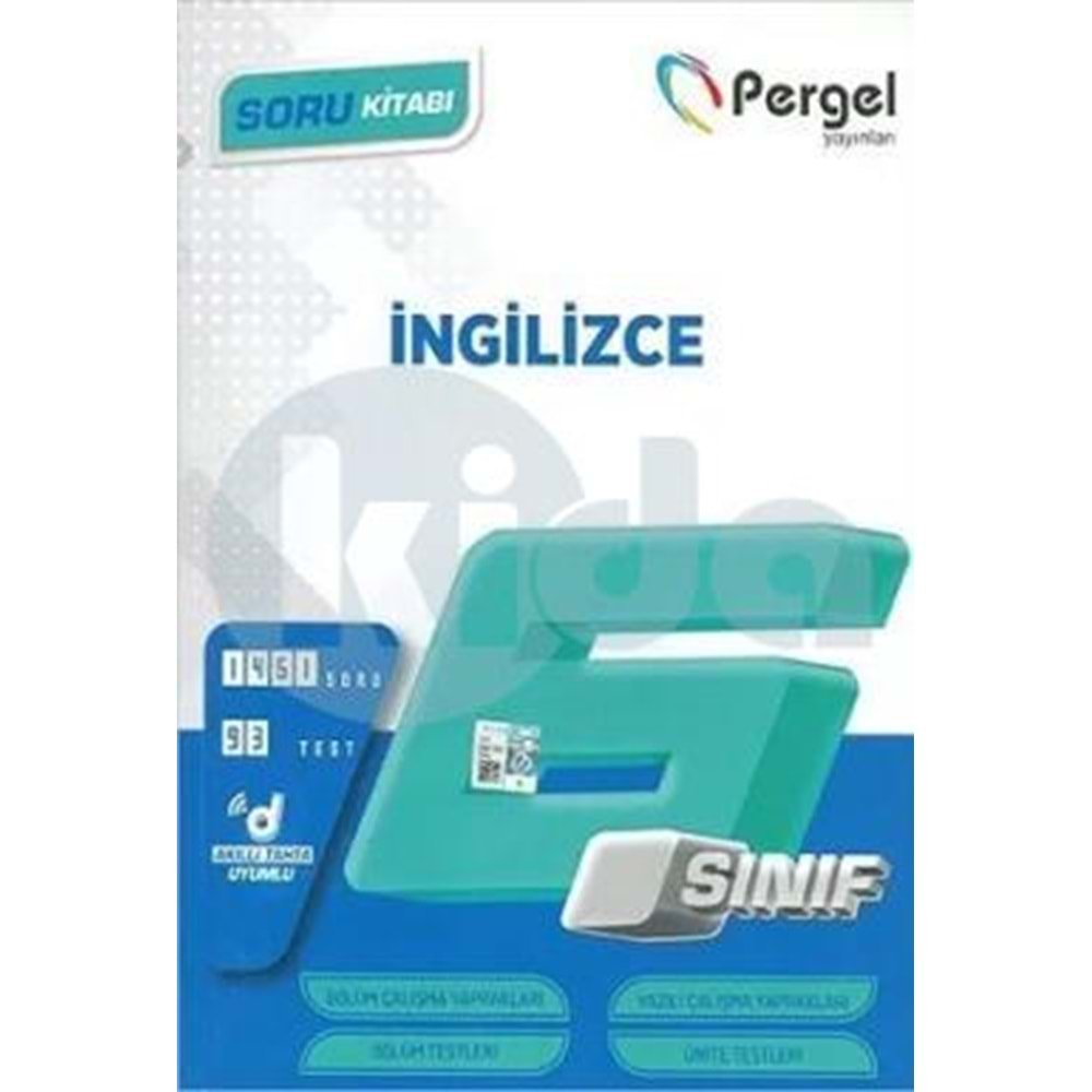 Pergel 6. Sınıf İngilizce Soru Kitabı