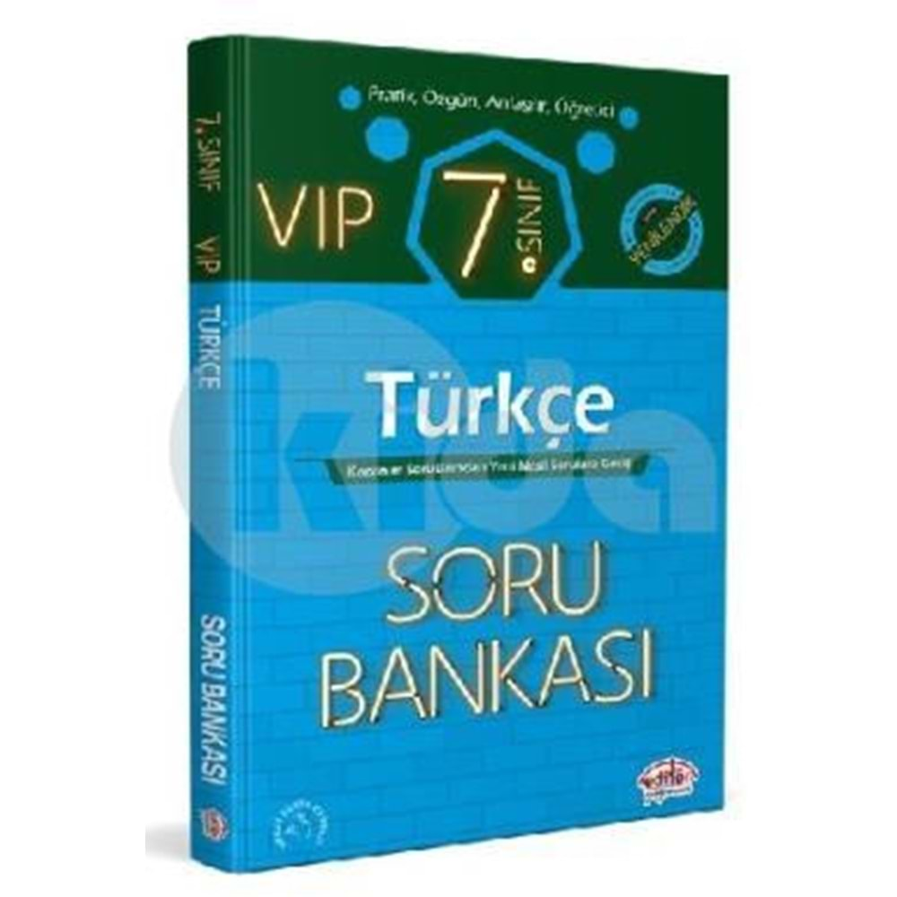 Editör 7. Sınıf VIP Türkçe Soru Bankası