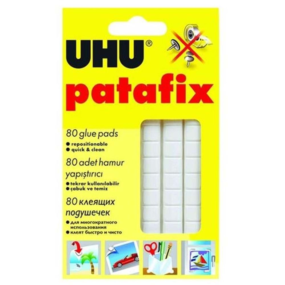 uhu patafix sakız yapıştırıcı beyaz