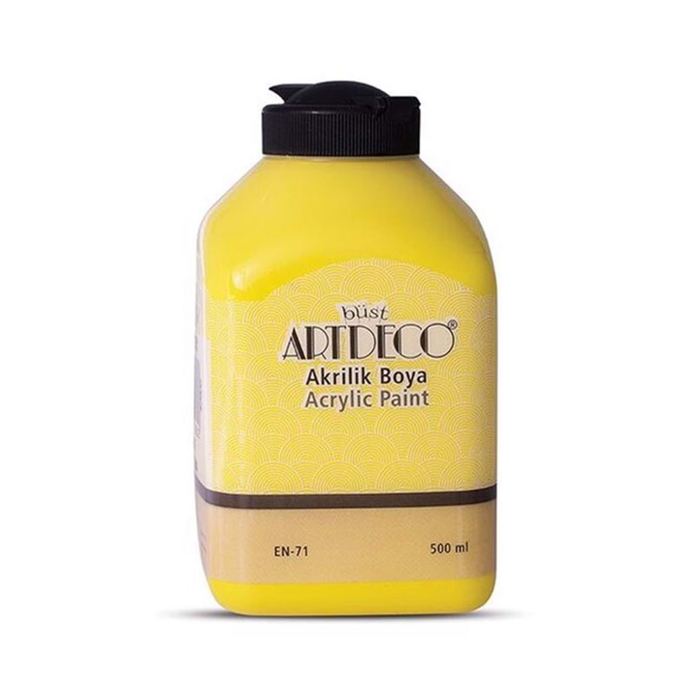 artdeco akrilik boya 500 ml sarı