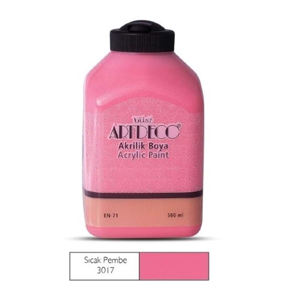 artdeco akrilik boya pembe 500 ml