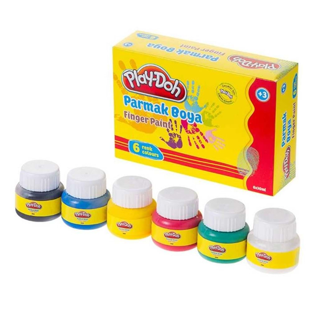 playdoh parmak boya 6 lı 30 ml