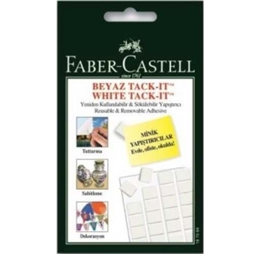 faber patafix sakız yapıştırıcı beyaz tack it