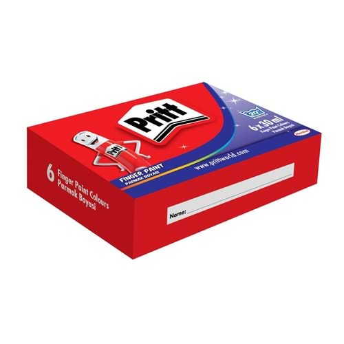 pritt parmak boya 6 lı 30 ml