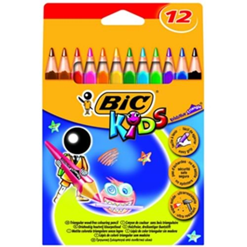 bic kuru boya jumbo 12 li