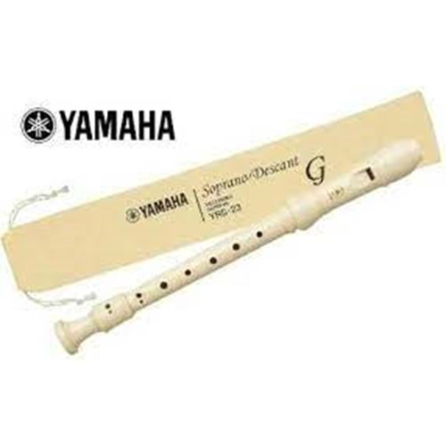 yamaha flüt krem kumaş kılıflı