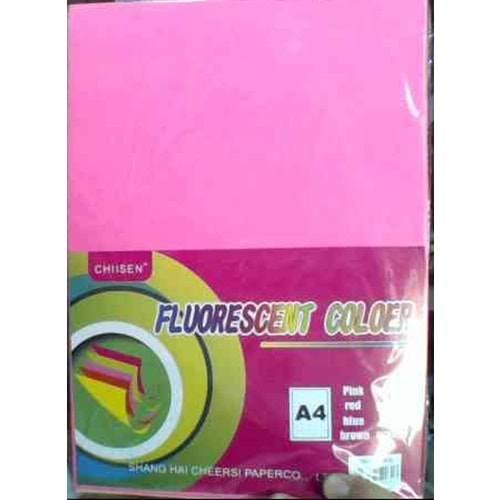linea renkli kağıt a4 fosforlu 100 lü karışık renk