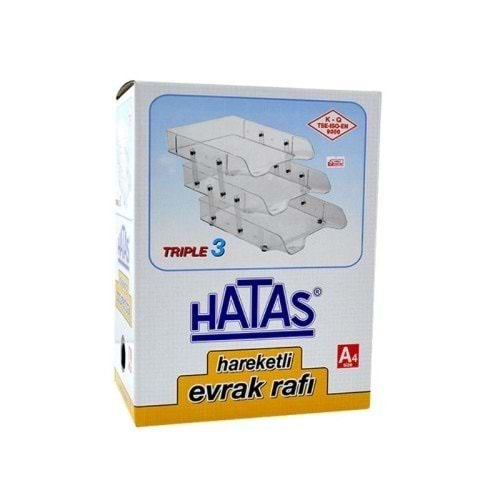 hatas evrak rafı hareketli 3 lü