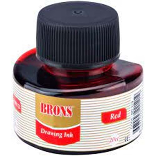 brons çini mürekkebi kırmızı