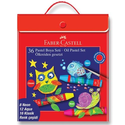 faber pastel boya karışık set 36 lı