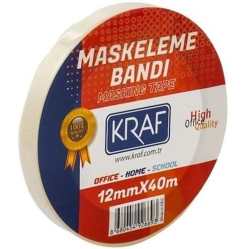 kraf maskeleme bandı kağıt bant 12x40 mt