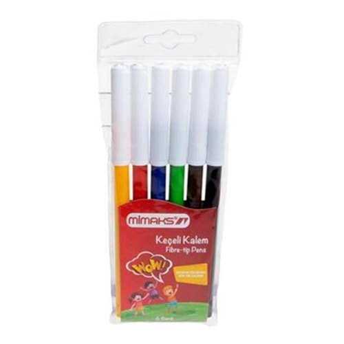 mimaks 6 lı keçeli kalem