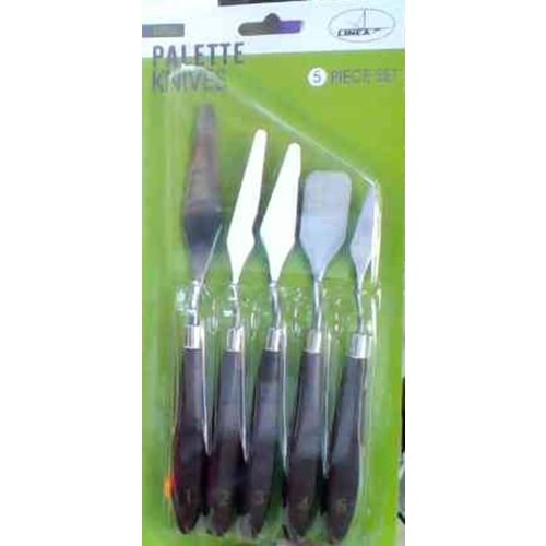 linea metal spatula 5 li set