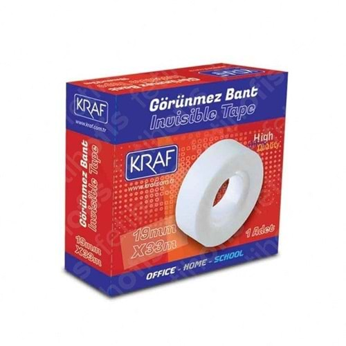 kraf görünmez cam bant 19mmx33mt