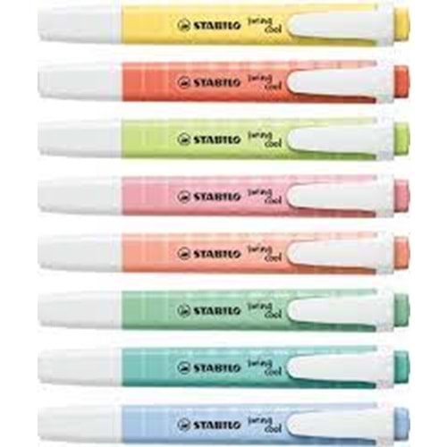 stabilo swing cool fosforlu kalem pastel açık yeşil