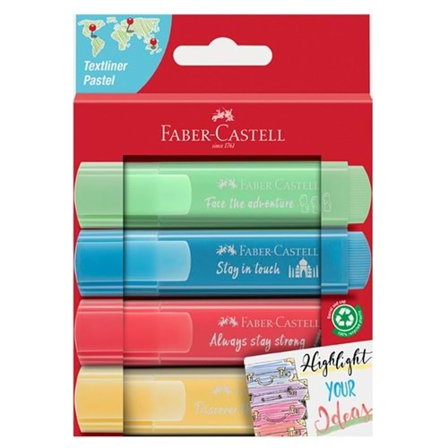 faber fosforlu kalem pastel 4 lü