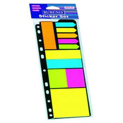 rubenis postit karışık set