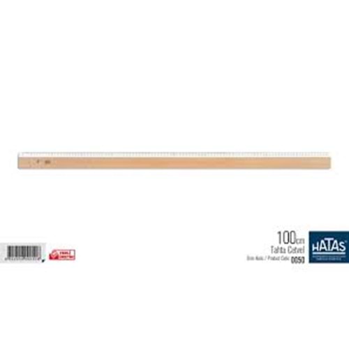 hatas tahta cetvel 100 cm