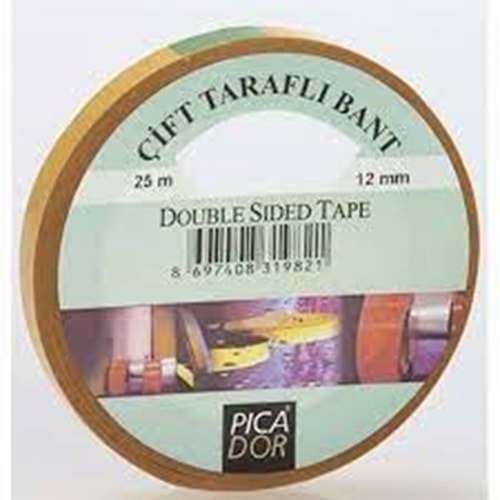 picador çift taraflı bant 12x25mt