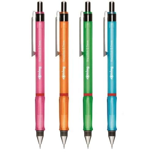 rotring visuclick uçlu kalem mavi 0,5