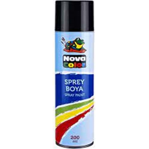 nova color sprey boya siyah