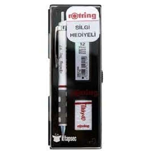 rotring tikky uçlu kalem set beyaz 0,7