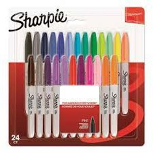 sharpie permanent marker 24 lü